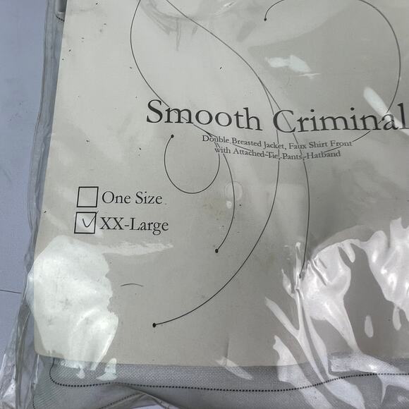 Underwraps Smooth Criminal XXL Party Holiday Costume New - Picture 2 of 7